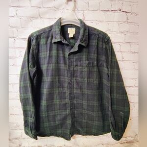 L.L. Bean XL Regular Mens Tartan Scottish Plaid Flannel Cabincore